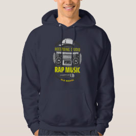 HIP HOP gammal skol-glädje Hoodie