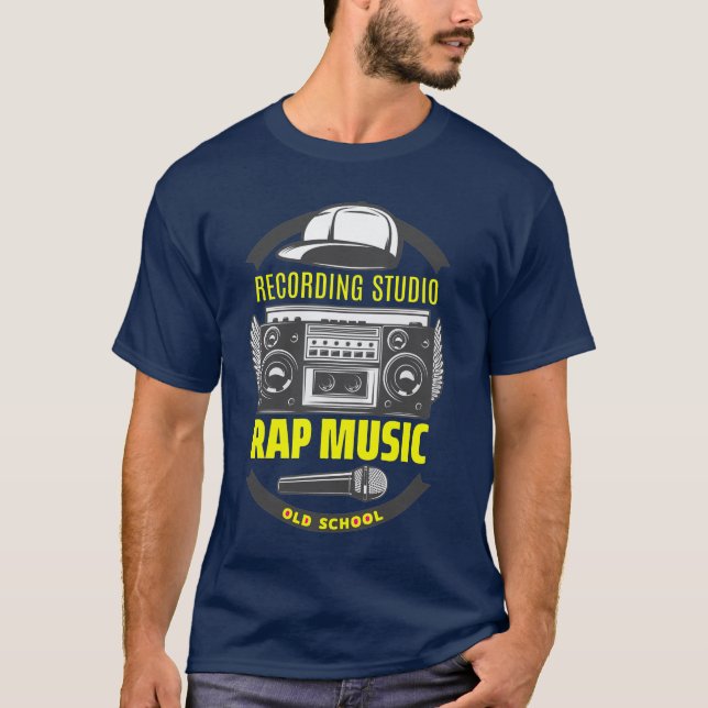 HIP HOP gammal skoldans T Shirt (Framsida)