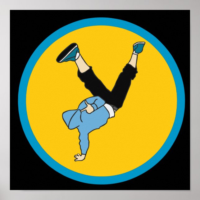 Hip hop gata stil brytare poster (Framsidan)