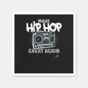 Hip Hop-Gåva Gör Hip Hop Stort Igen Pappersservett