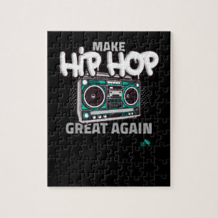 Hip hop Gift Gör Hip hop Underbart igen Pussel