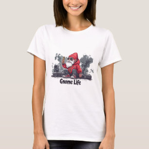 Hip hop Gnome Illustration - Gnome Life T Shirt