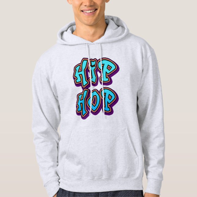 Hip hop Graffiti Hoodie (Framsida)