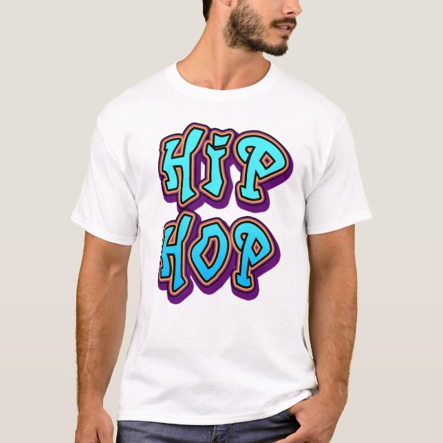 Hip hop Graffiti T Shirt (Framsida)