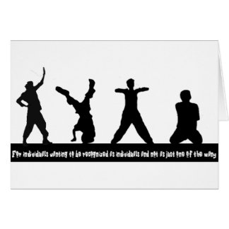 Hip hop hälsningskort