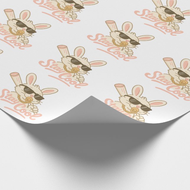  Hip Hop Hare Presentpapper (Hörn)
