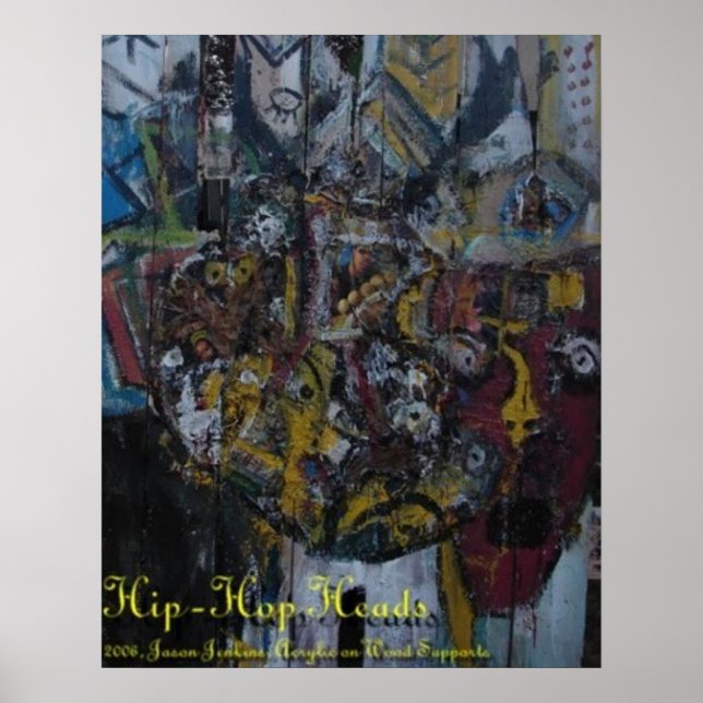 HIP HOP HEADS POSTER (Framsidan)