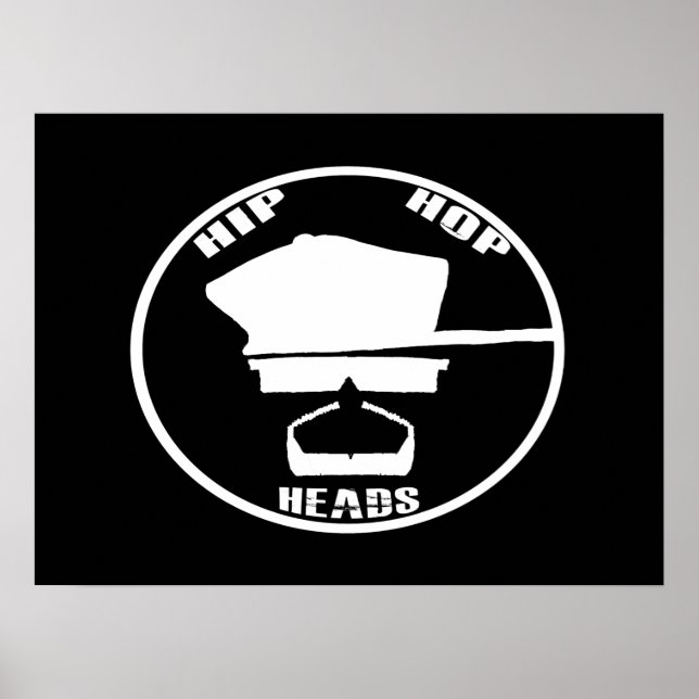 HIP HOP HEADS POSTER (Framsidan)