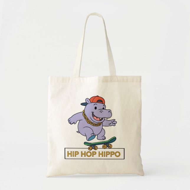 Hip hop Hippo Tygkasse (Framsidan)