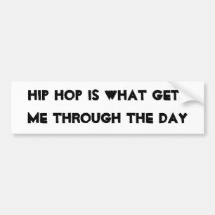 Hip hop hjälper till. bildekal