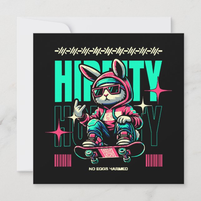 Hip-Hop Hoppity - Skater Bunny Påsk (Framsida)