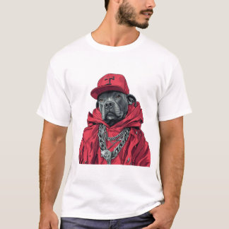 Hip hop Hund Graphic T-Shirt - Streetwear Tee