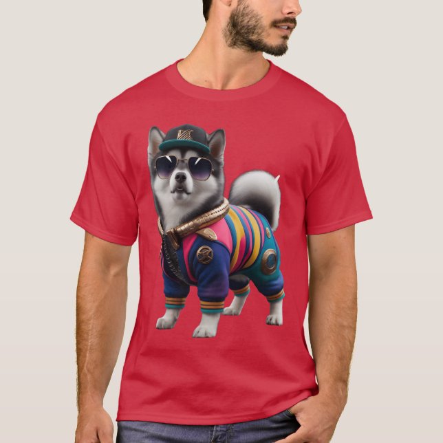 Hip Hop Inspired Cartoon Character in 3d Cute ala  T Shirt (Framsida)