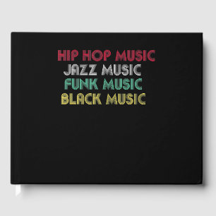 Hip hop Jazz Funk Black Music - Musical Kreativ Gästböcker