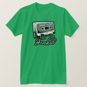 Hip hop Junkie Golden Era Rap Music T Shirt