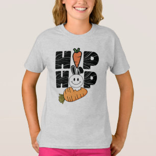 Hip Hop Kanin, Påsk Familj T Shirt