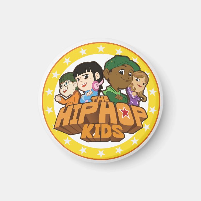 Hip hop Kids Magnets Magnet (Framsidan)