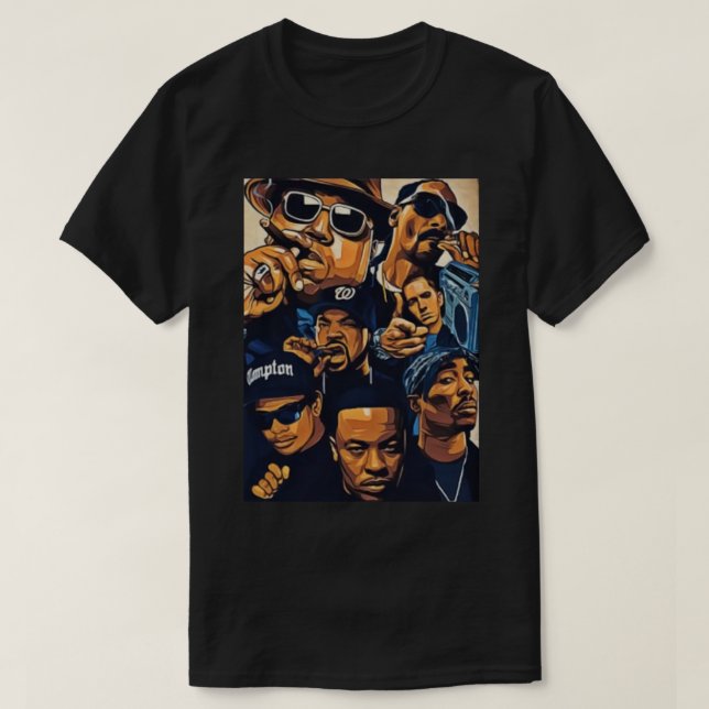 Hip hop Legends all Together Classic T-Shirt (Design framsida)