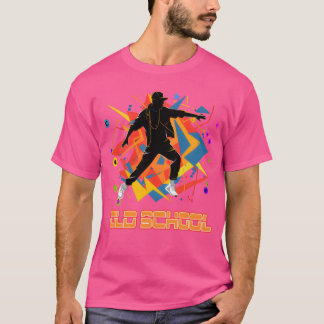 hip hop-man från 80-talet vän t shirt