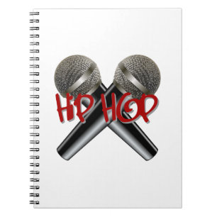 Hip hop - mc rappar dj rappar r&b för anteckningsbok