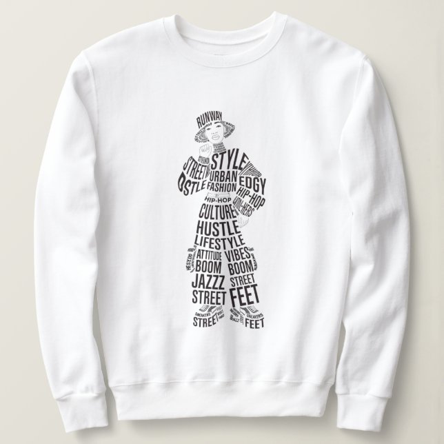 Hip-Hop Mode Tröja (Design framsida)