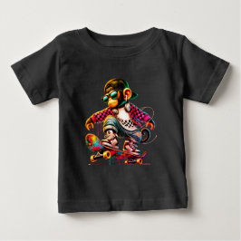 Hip-Hop Monkey on Wheels: Bold Streetwear for Tren T Shirt