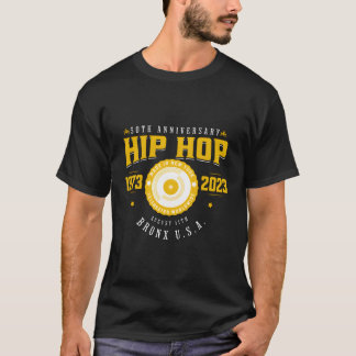 Hip hop Music 50-årsjubileum Musician Born Day T Shirt