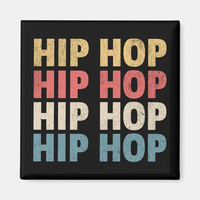 Hip hop musik magnet (Framsidan)