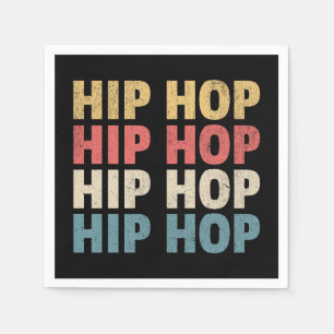 Hip hop musik pappersservett