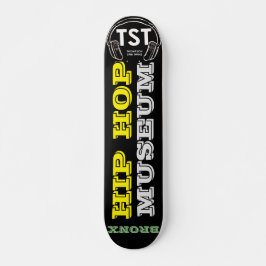 HIP HOP MUSUEM Skateboard, 7¾ tum Deck Mini Skateboard Bräda 18,5 Cm