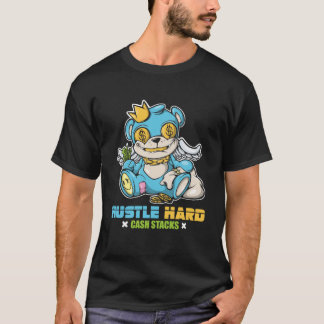 hip hop Nalle Gang Hipster Hustle Streetwear  T Shirt