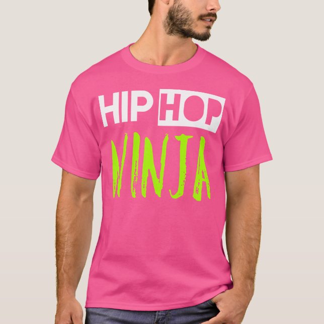 Hip hop Ninja Dance Ls Tshirt T Shirt (Framsida)