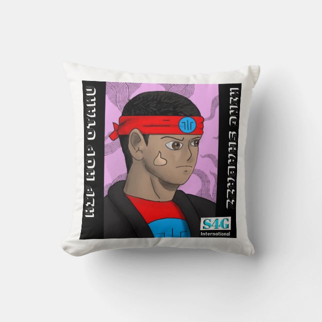 Hip hop Otaku Kudde (Framsida)