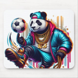 Hip Hop Panda Fotboll Sommar Sport Musmatta