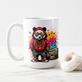 Hip hop Panda Groove: Hip hop Kaffemugg