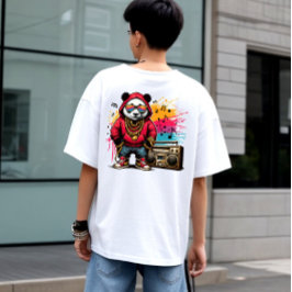 Hip hop Panda Groove: Hip hop T Shirt