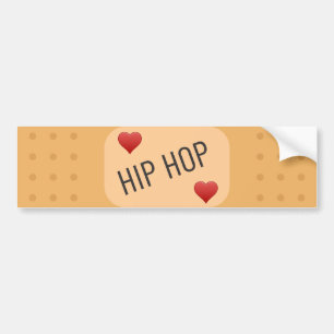 Hip hop Patch/bandaid, hip hop botar sår Bildekal