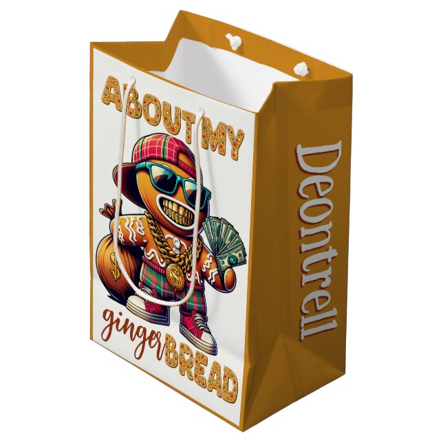 Hip hop Pepparkaksgubbe Swag jul (Framsidan Vinklad)