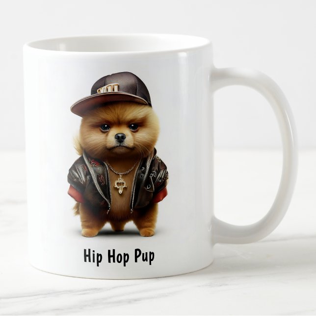 Hip hop Pommern Thug Coffee Mugg (Skapare uppladdad)
