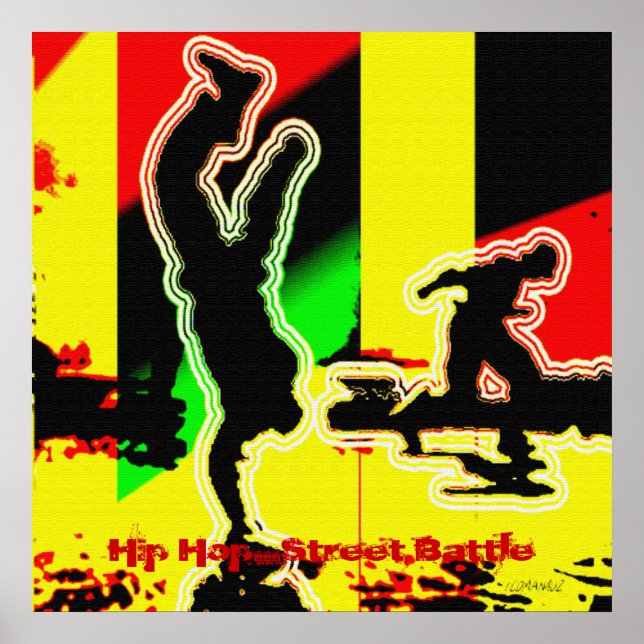 Hip hop. poster (Framsidan)