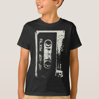 Hip hop Rap Mixtape Cassette DJ Retro 90s T Shirt