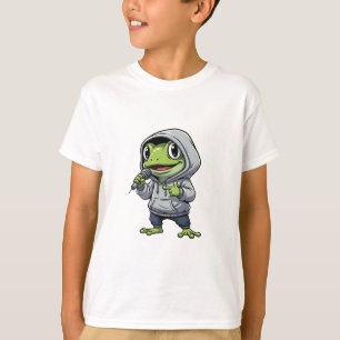 Hip Hop Rappande Groda Barn T Shirt