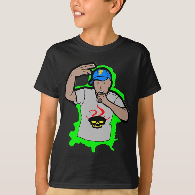 Hip hop rappar 1 t-shirt (Framsida)