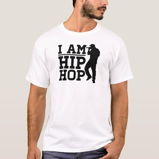 hip hop / rapper / performer / vocalist  t shirt (Framsida)