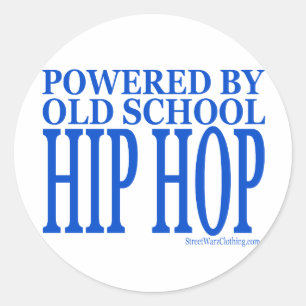 HIP HOP RUNT KLISTERMÄRKE
