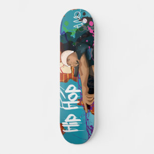 Hip hop sångare mini skateboard bräda 18,7 cm