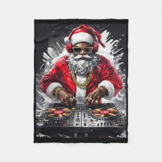 Hip hop Santa Dj Jul Fleecefilt