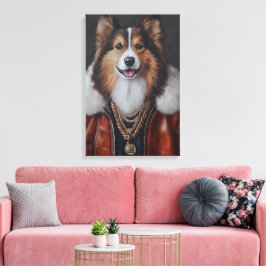 Hip hop Shetland Sheepdog | Sheltie Canvastryck