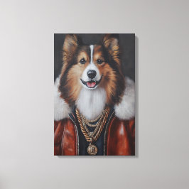 Hip hop Shetland Sheepdog | Sheltie Canvastryck