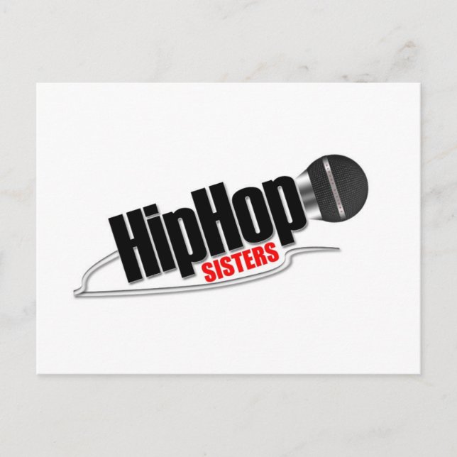 HIP HOP SISTERS POSTCARD VYKORT (Framsida)